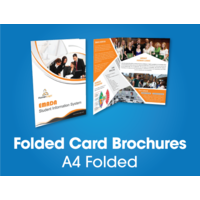 100 x A4 Folded Cards - 300gsm coated