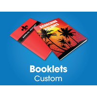Custom Perfect Bound Booklet . Allows you to order unlisted.. print product online. Get a quote from Kwik Quote before ordering.