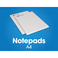 10 x A4 Note Pads - 50 sets - 100gsm bond