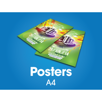 100 x A4 Posters - 150gsm gloss
