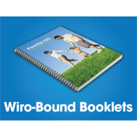 Wiro-Bound Booklet. . Get a quote from Kwik Quote before ordering.