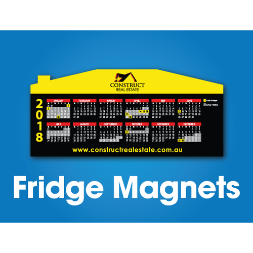 250 x BC Fridge Magnets - 90x54mm -  0.6mm