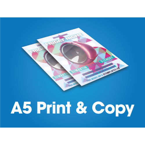 200 x A5 Print and Copy - Colour 1 side