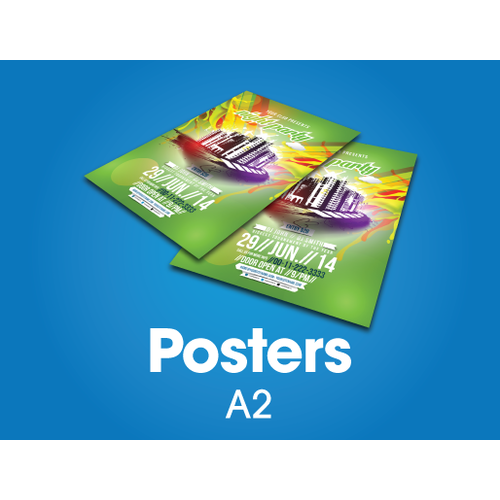 200 x A2 Posters - 150gsm gloss