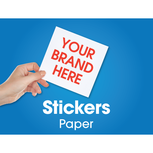 200 x DL Paper Stickers - 99mm x 210mm