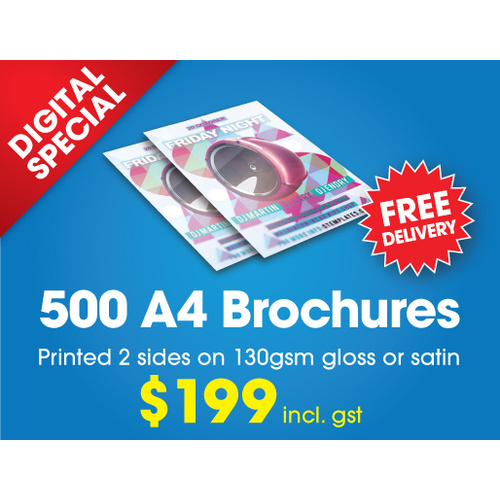 Printing Brochures - 500 A4 Colour Brochures - Printing Flyers 